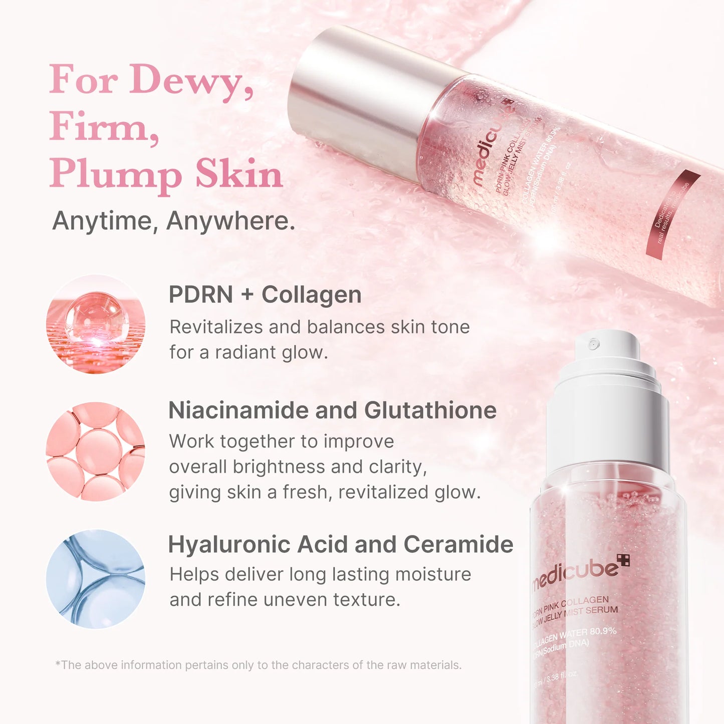 PDRN Pink Collagen Glow Jelly Mist Serum 5