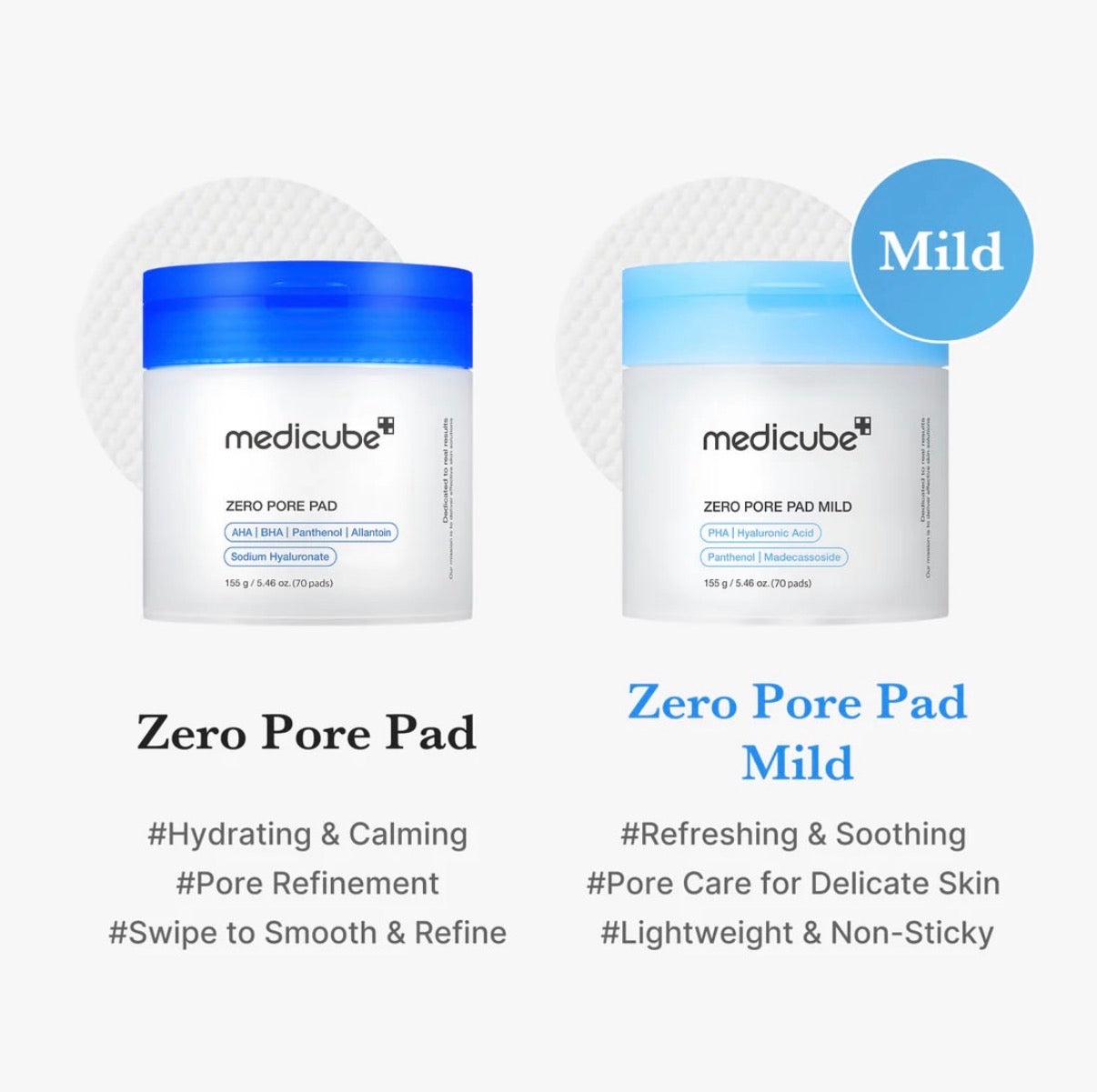 Zero Pore Pad Mild (Sensitive Skin)