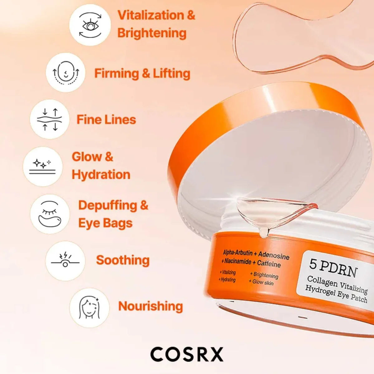 5 PDRN Collagen Vitalizing Hydrogel Eye Patch