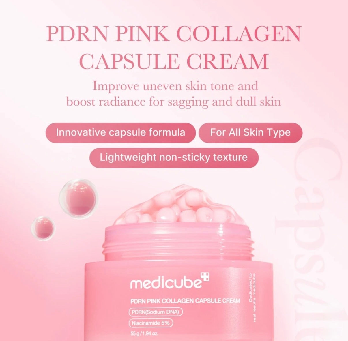 PDRN Pink Collagen Capsule Cream