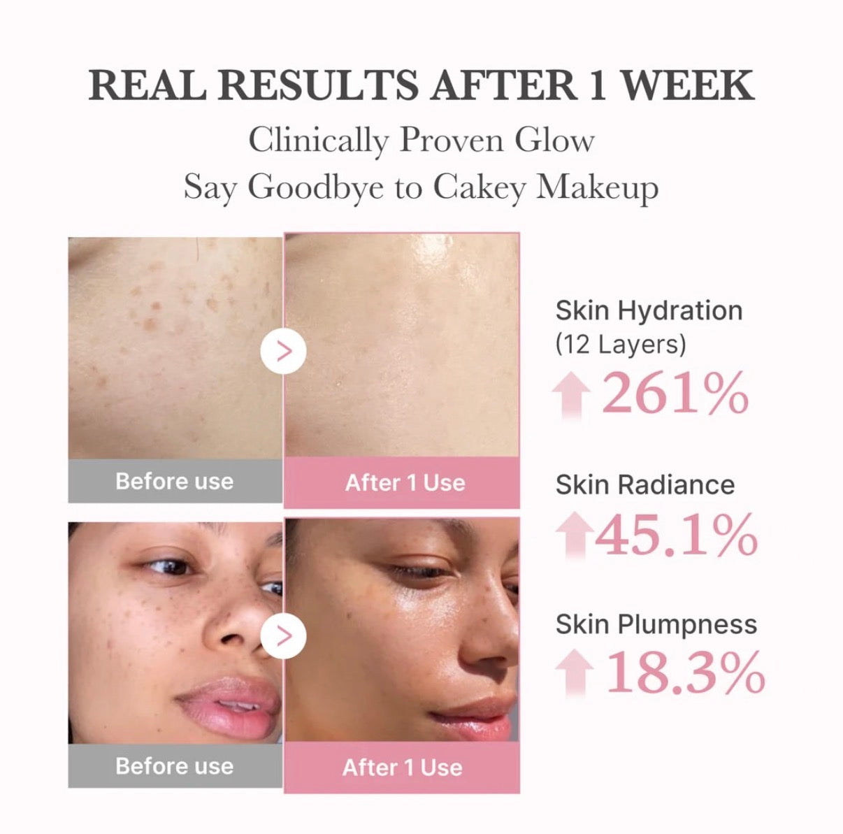 PDRN pink collagen bubble serum