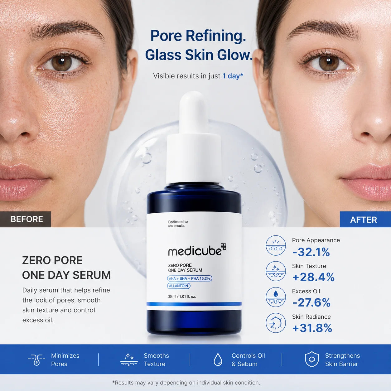 Zero Pore One day Serum 30 ML
