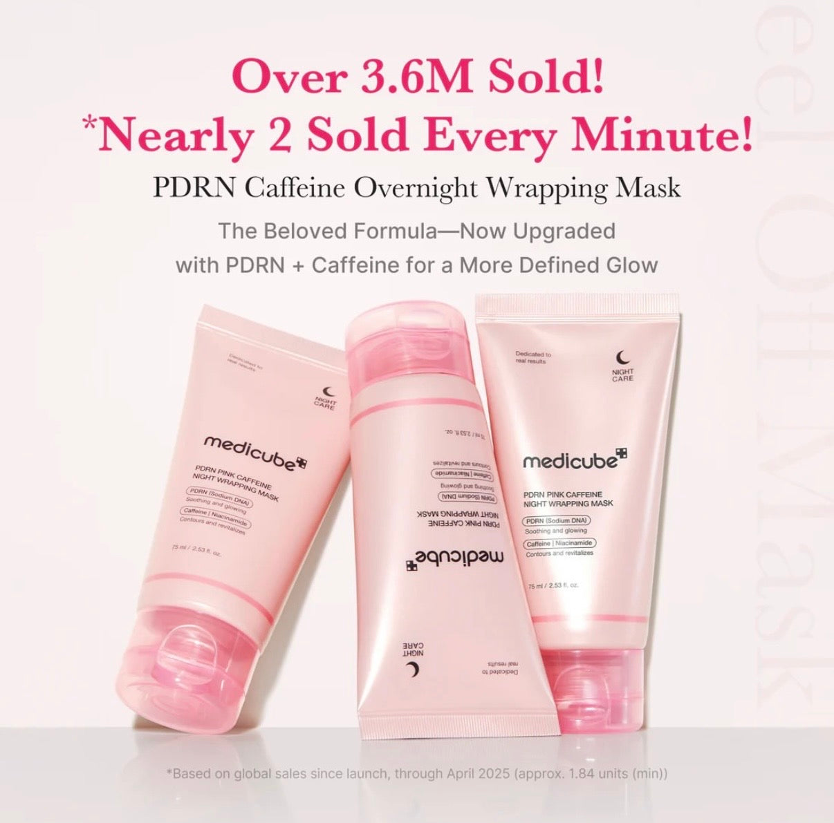 Medicube PDRN Pink Caffeine Night Wrapping Mask