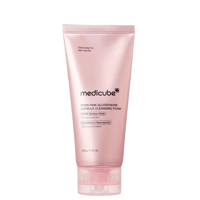 PDRN Pink Glutathione Capsule Cleansing Foam